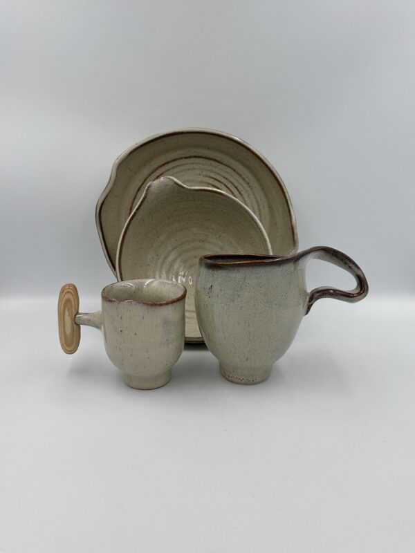 tableware collection, large plate, deep bowl, tea cup, coffee cup, indai, didelė lėkštė, gilus dubuo, puodelis arbatai, puodelis kavai