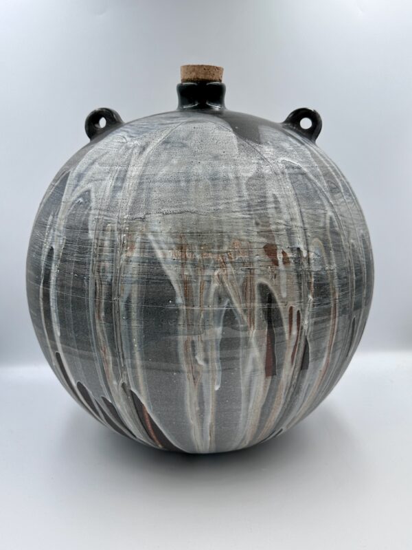 Apvalus butelis, Round bottle, Vessel, vase, bottle, jar, vaza, indas, butelis, ąsotis